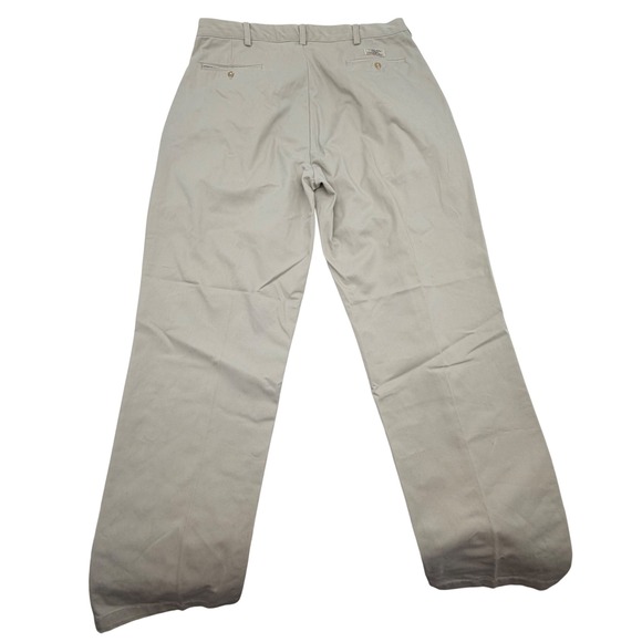 Polo Ralph Lauren Andrew Pant Mens 38x34 Tan Khaki Double Pleated Chino Trousers - Picture 6 of 10